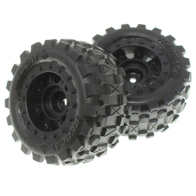 Redcat Racing Volcano-16 Wheels & Tires Complete (2pcs) RER13657