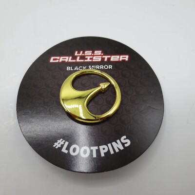 Loot Crate Black Mirror USS Callister Pin Loot Crate Exclusive