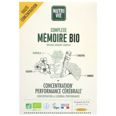 Nutrivie Organic Memory Complex 20 Phials
