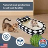 MUYG Cat Scratcher Bed 3 in 1 Sisal Cat Scratching Board for Indoor Oval Cat Scratch Pad Durable Scratching Lounge Bed Round Bowl with Toy Balls for Cats Kitten Puppy (24