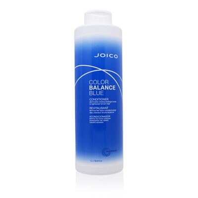 JOICO COLOR BALANCE BLUE/JOICO CONDITIONER 33.8 OZ (1000 ML)-New