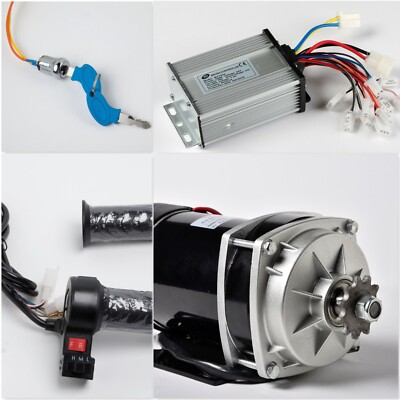 500W 24V ZXF Gear motor+Reverse controller+keylock+Throttle 3 speed