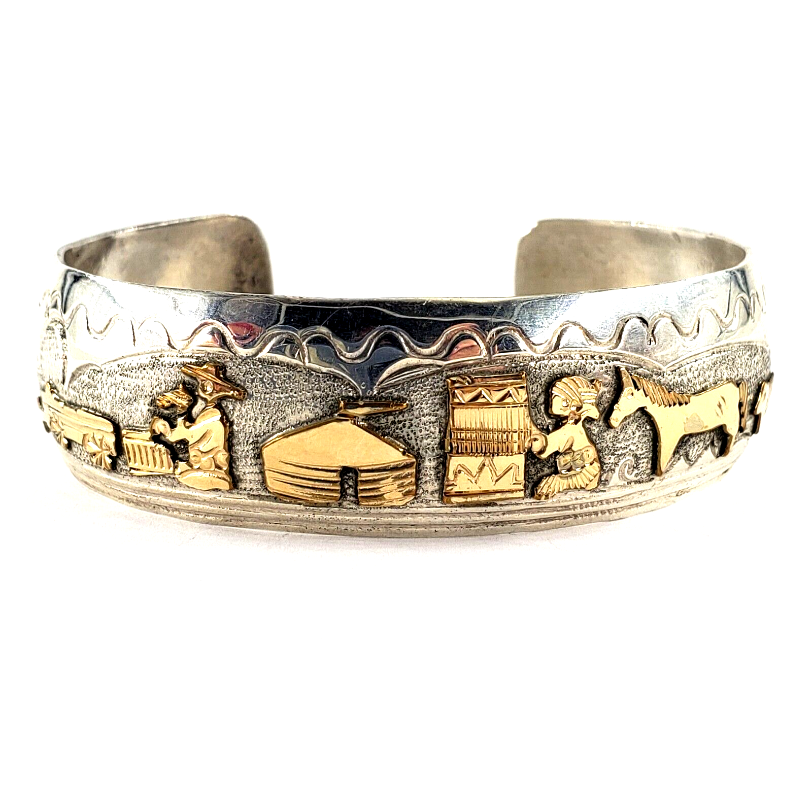 u*y様 visvim NAVAJO VINTAGE BANGLE Men's Wear Visvim visvim NAVAJO VINTAGE BANGLE SILVER