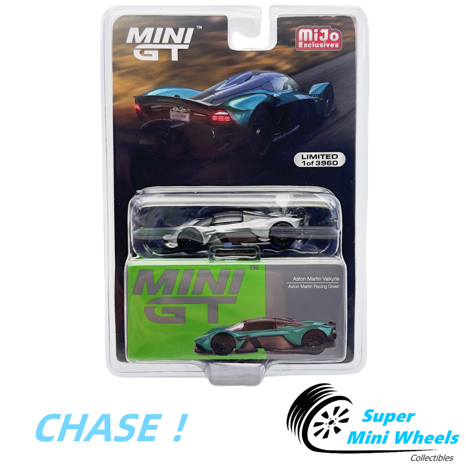 MINI GT アストンマーチン・ヴァルキリー チェイスカー CHASE ! Mini GT 1:64 Aston Martin Valkyrie Aston Martin