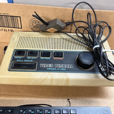Atari Video Pinball C-380 console, vintage video game, Not Tested