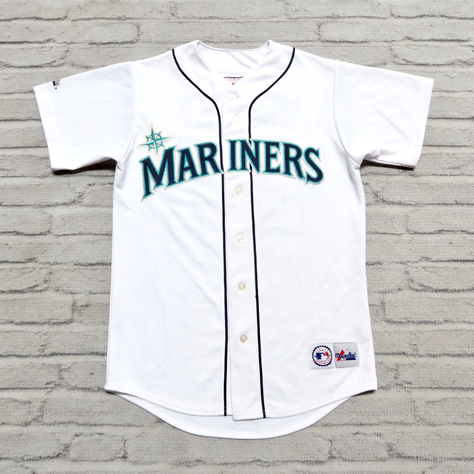 90s USA製 majestic マリナーズ ケングリフィーJr ユニフォーム Seattle Mariners Ken Griffey Jr #24 Vintage 90s Majestic MLB