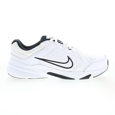 Nike Defy All Day DJ1196-102 Mens White Leather Athletic Cross Training Shoes