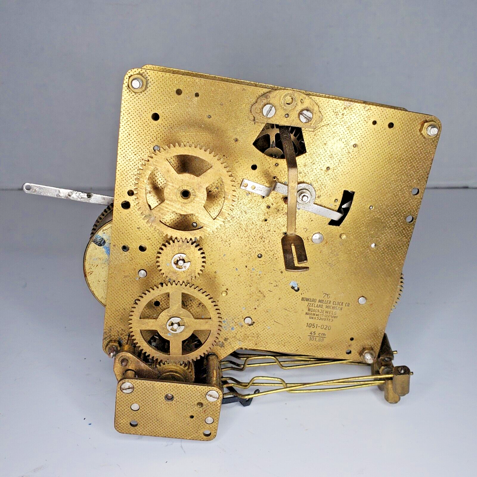 Howard Miller Clock Movement 1051-020 31cm Mechanical Mantel Time Strike Parts