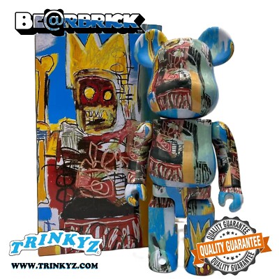 400%Bearbrick Jean-Michel Basquiat Action Figure Home Deco Art Toy Doll Gift