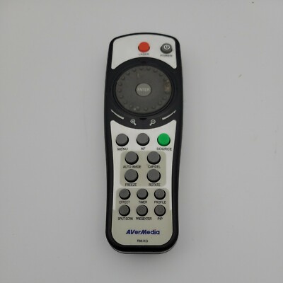 AVerMedia RM-KG OEM Original Replacement Remote Control Black Aver Tested 