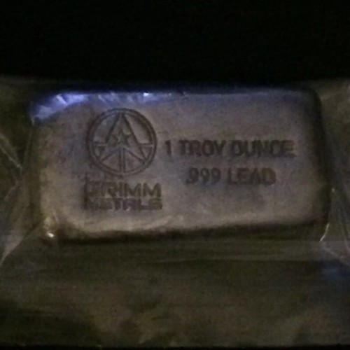 1 Troy oz .999 Fine LEAD BAR /HOBBY/CRAFTS~U.S. SELLER Fast Shipping