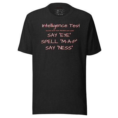 MJLNY - Intelligence Test Short-sleeve unisex t-shirt