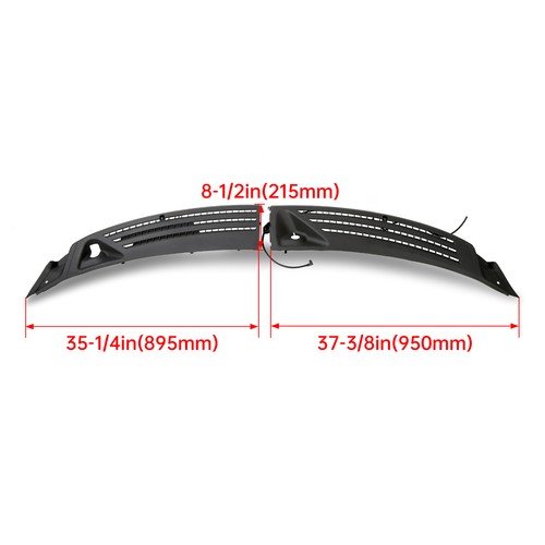 For 04-08 Ford F-150 Outer Right & Left Windshield Window Wiper Cowl Cover Panel