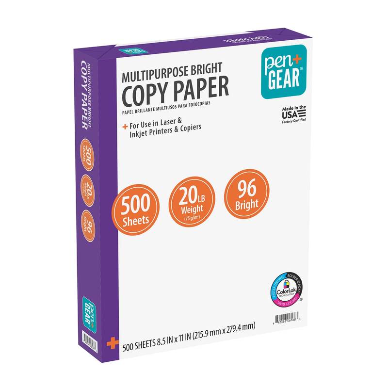 Multipurpose Bright Paper, 8.5