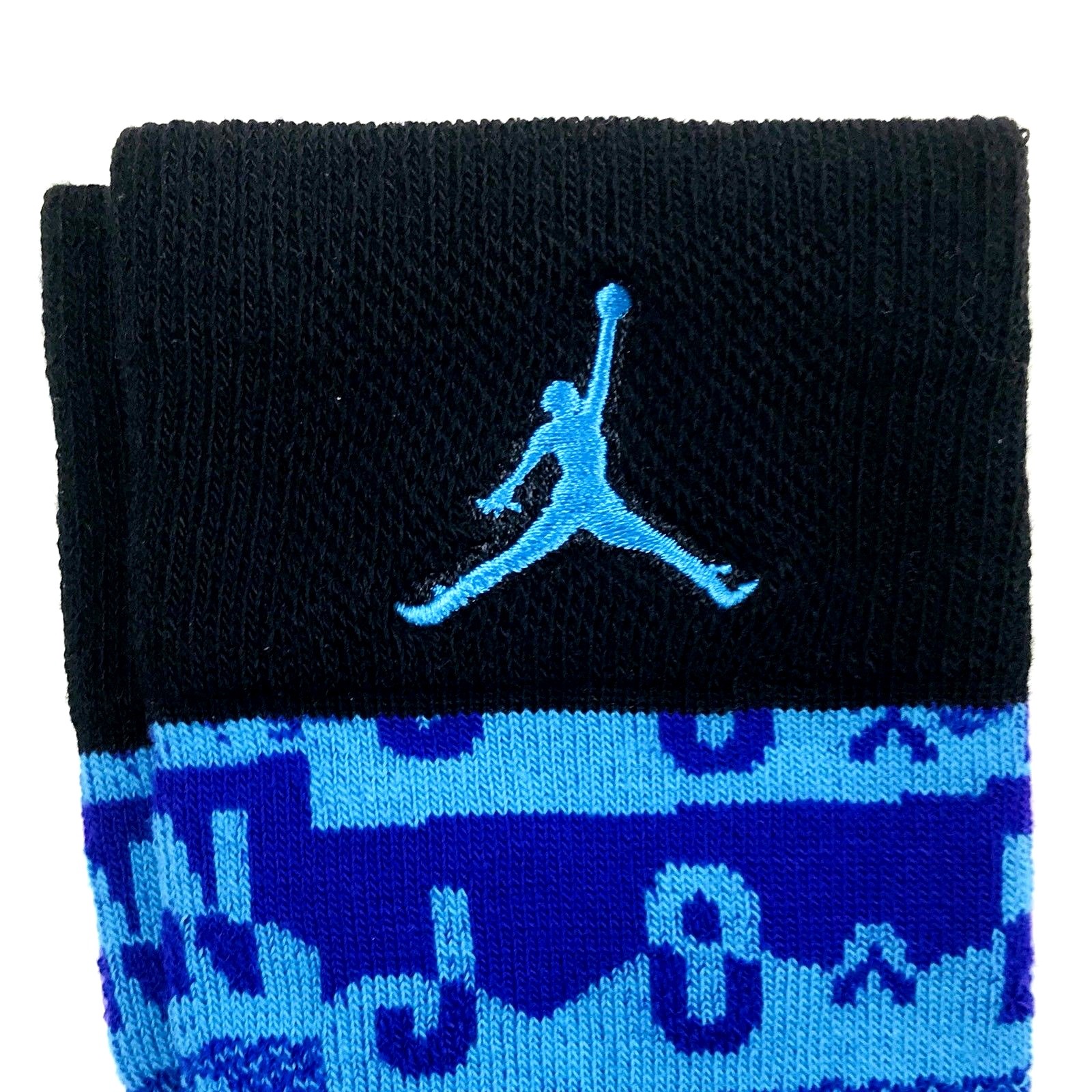 Nike Jordan Jumpman Socks Set Size Medium Boys Purple Blue Black Crew