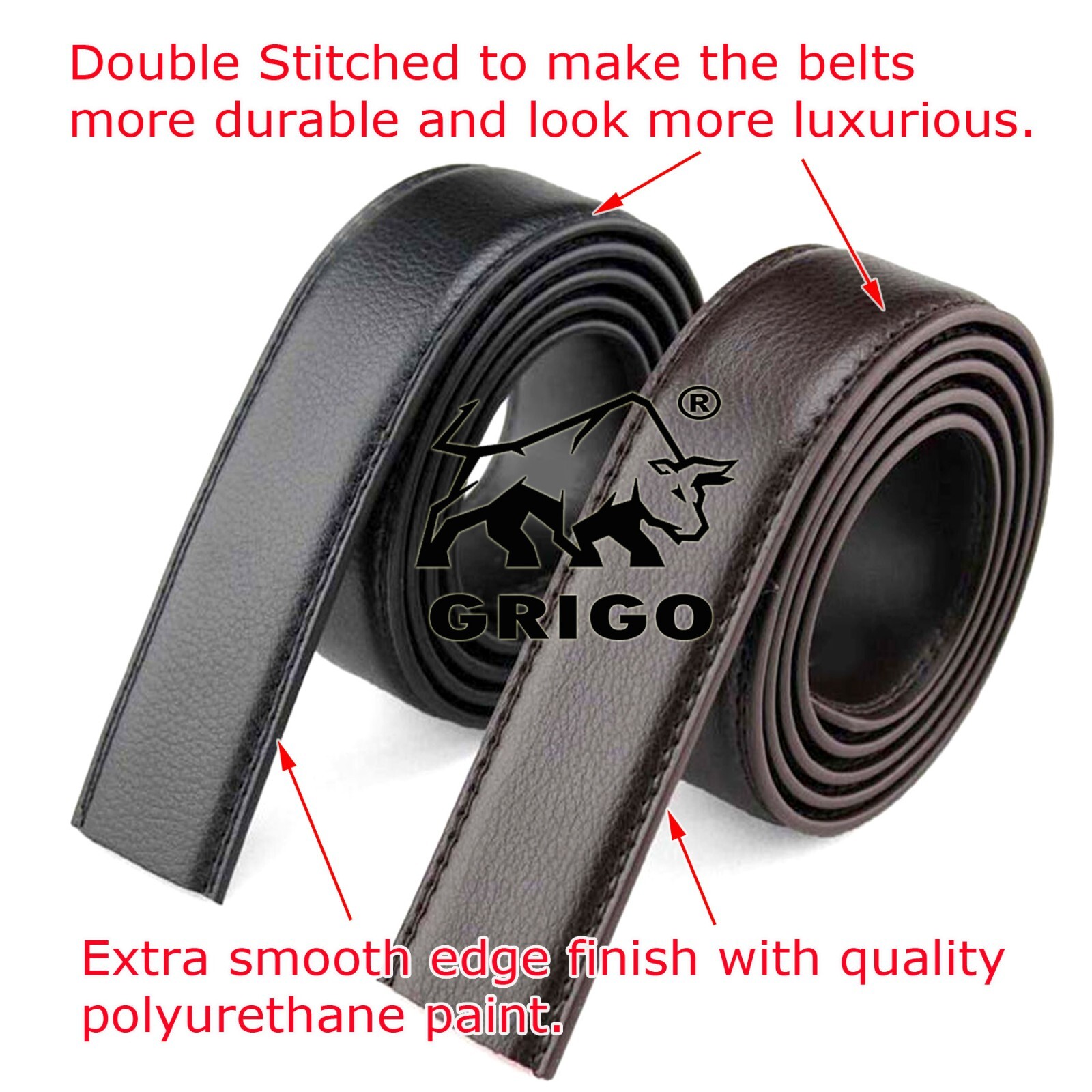 Fashion Men's Automatic Real Leather Ratchet Belt Strap Jeans Waistband Gift
