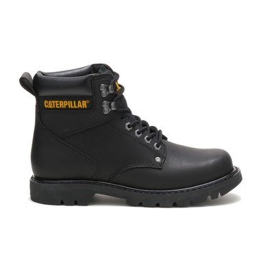 

Мужские ботинки Caterpillar для второй смены, черные, кожаные, 6,5 м, Черный