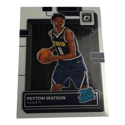 2022-23 Panini Donruss Optic Peyton Watson Rated Rookie Denver Nuggets No 223