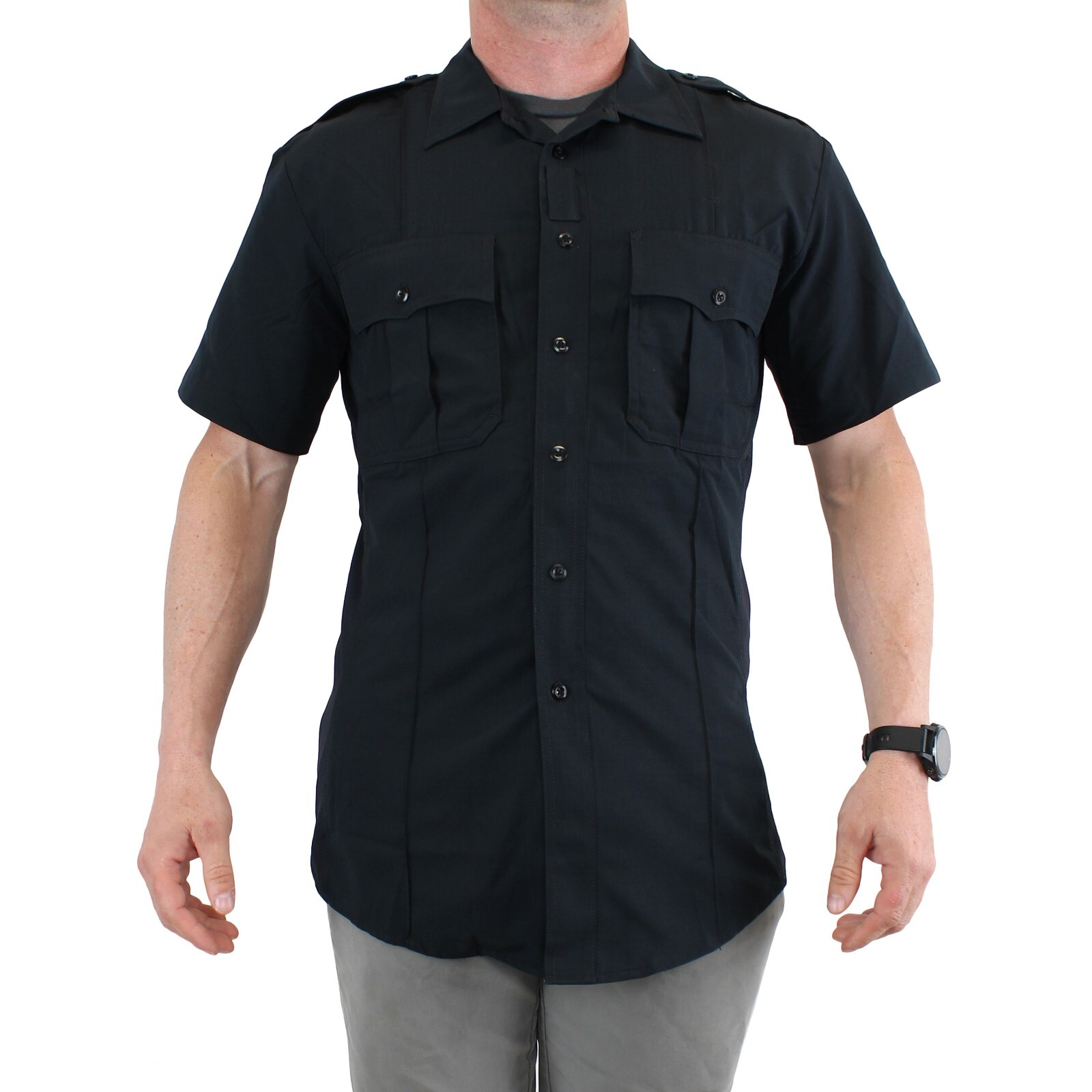 5.11 Tactical Shirt, Men's Stryke Ripstop Short Sleeve Zipper Flex-Tac Shirt