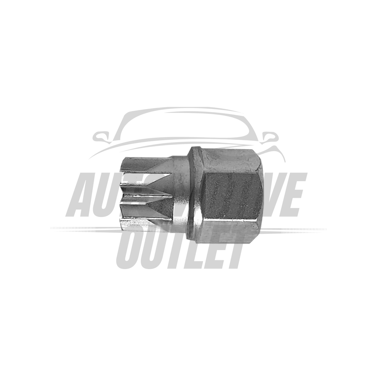 LOCKING WHEEL NUT KEY ABC 0 / 10PT SPLINE BOLT RIBS FOR AUDI SEAT SKODA VW 4