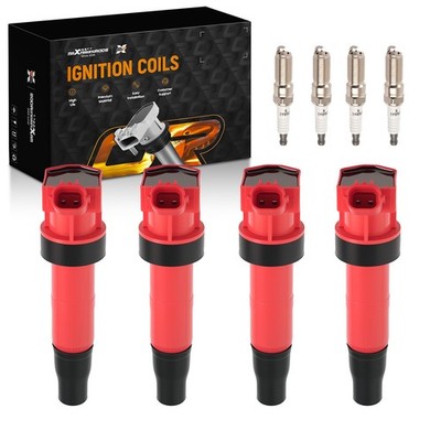 4x Ignition Coil + 4x Iridium Spark Plug for Kia Sorento Sportage 2.4L 2011-2013
