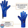 EFAH SPORTS Soccer Goalkeeper Gloves for Boys Kids Children Youth Adult Professional Goalkeeping Glove with Strong Grip Protection Palms (Blue, Size 5 Suitable for 9 to 12 Years Old)