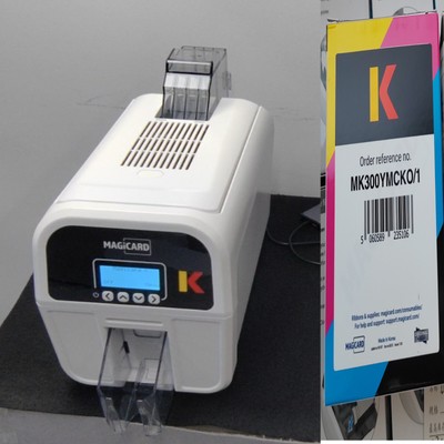 Magicard K Dual Side Photo ID Card Printer Bundle 600x300 DPI Replace Enduro 3E