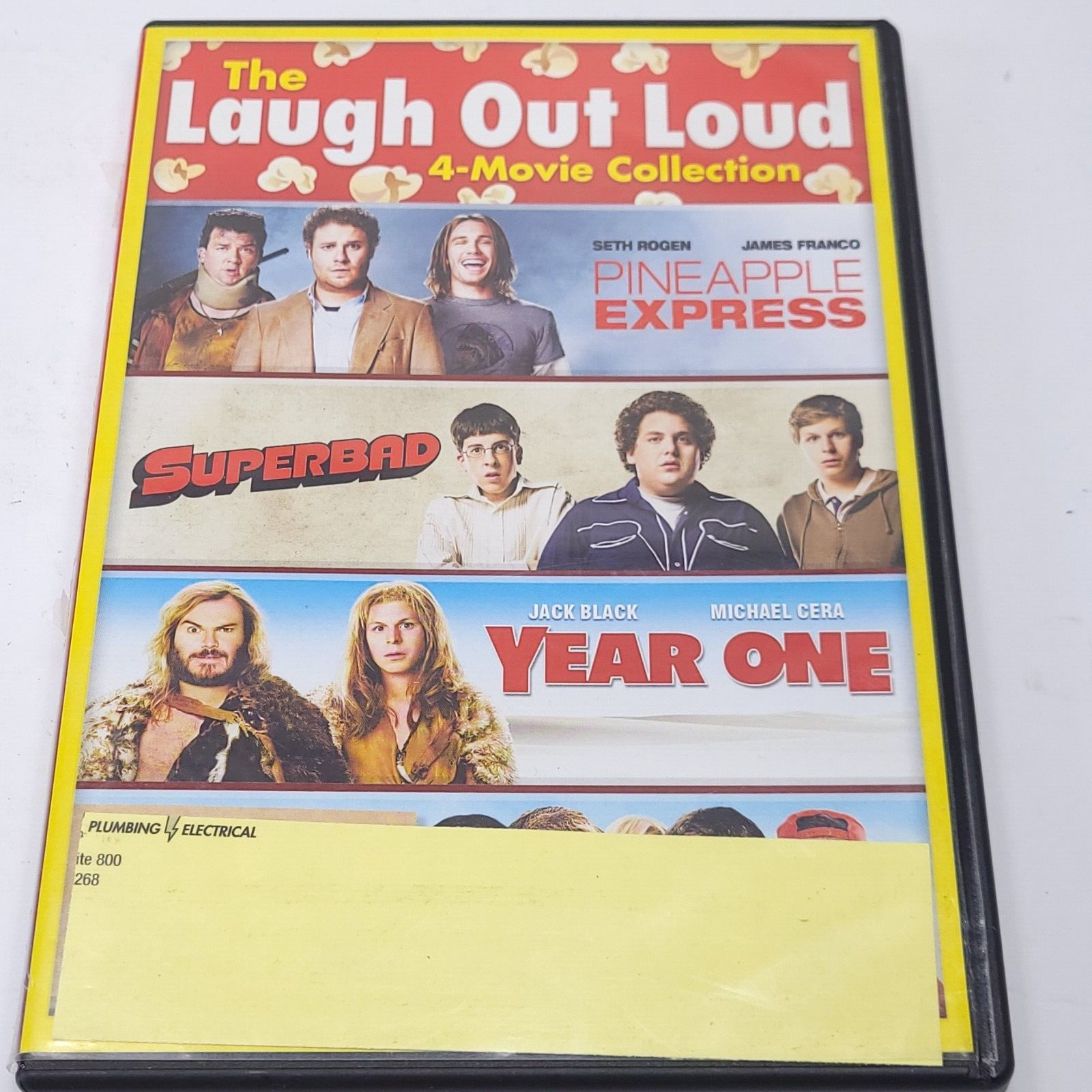 Laugh Out Loud 3-movie Collection DVD superad/Pineapple express/ Year one missin Laugh Out Loud 3-movie Collection DVD superad/Pineapple express/ Year one missin