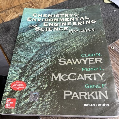 Chemistry for Environmental Engineering and Science--fifth edition-Tata M