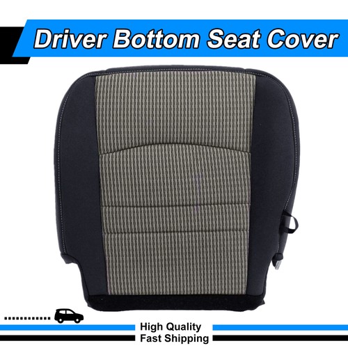 Для 2009-2012 Dodge Ram 1500 2500 3500 Обивка сиденья со стороны водителя из ткани серого цвета