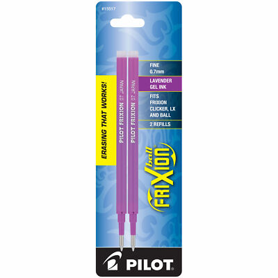 PILOT FriXion Gel Ink Refills for Erasable Pens, Fine Point,