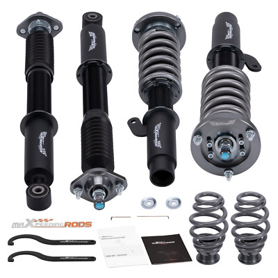 MaXpeedingrods 24 Way Adjustable Coilovers Shocks Kit For BMW E46 3 Series 98-05
