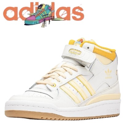 Adidas Originals Forum Mid JSummer Camp Easy Yellow Size 7