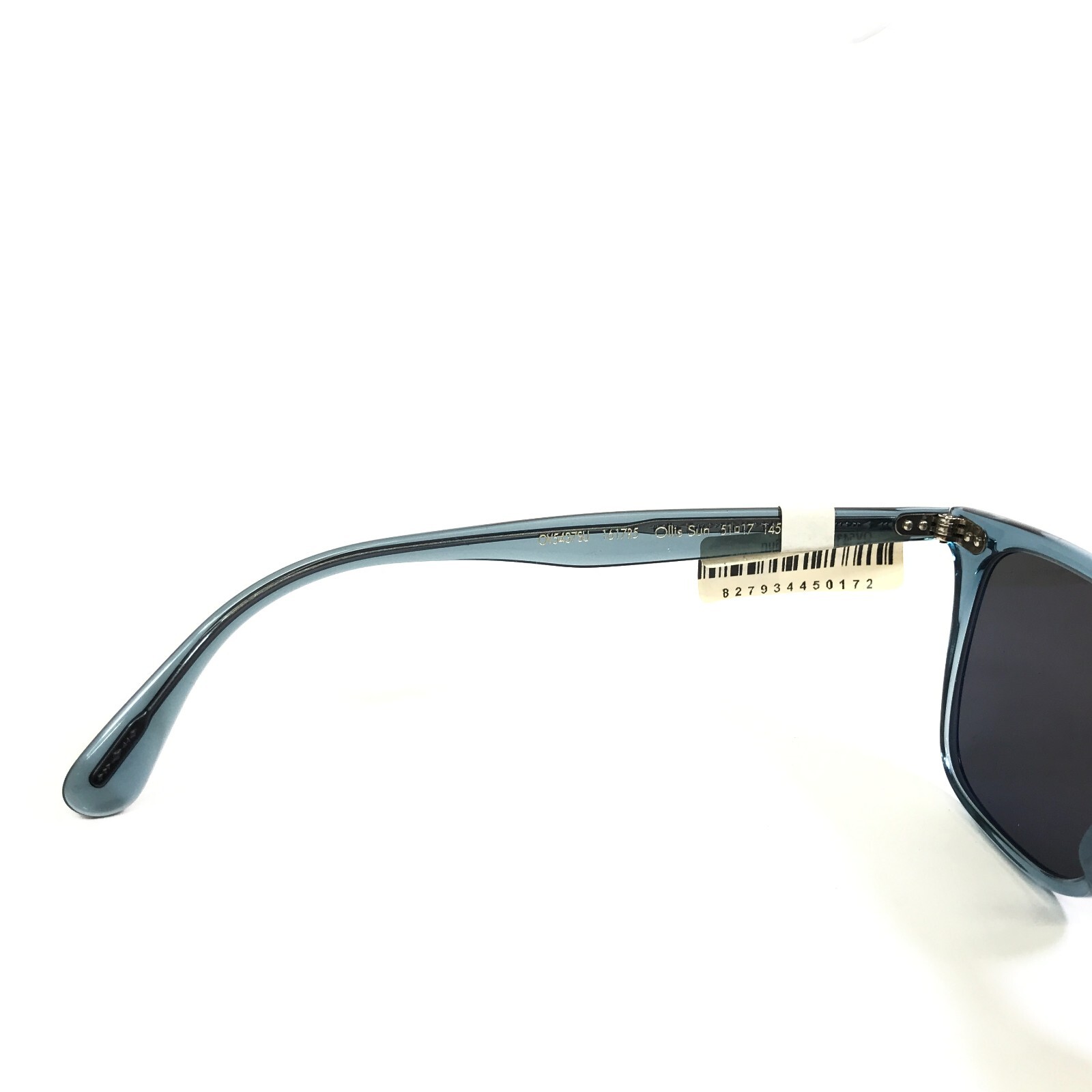 Pre-owned Oliver Peoples Sunglasses Ov5437su 1617r5 Ollis Sun Clear Blue Frames Gray Lens