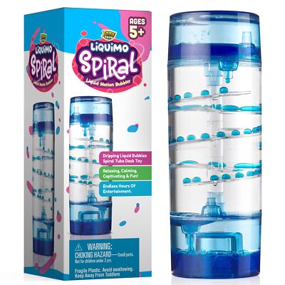 YoYa Toys Liquimo Spiral Liquid Motion Bubbler Timer for Kids - Bubble Drop H...