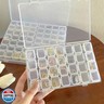 SJZQ 2 Pack 28 Grids classification Plastic Organizer Boxes, for diamond painting,Bead Art, Jewelry, Ear studs, pigment sandand Small Items