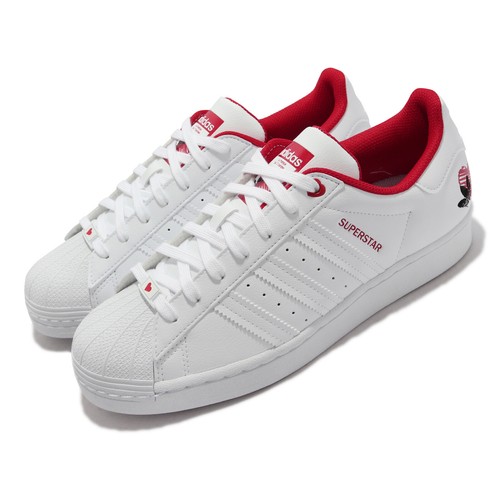 

Adidas Originals Superstar Белый Красный Мужская повседневная обувь унисекс для образа жизни GW4416, Superstar