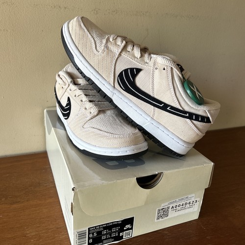 Size 6.5 - Nike Albino & Preto x Dunk SB Low Jiu-Jitsu | eBay