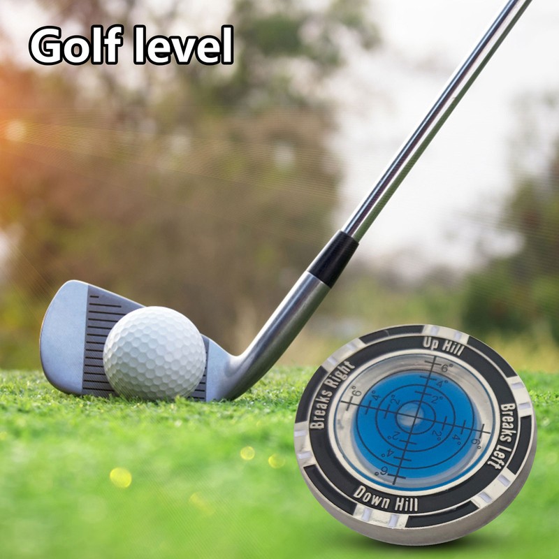 Golf Slope Meter Golf Ball Marker Level High Precision Golf Tools Leveler