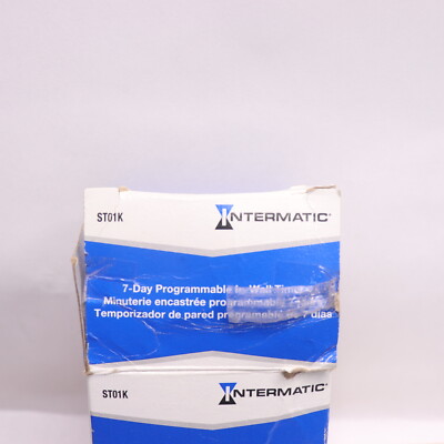Intermatic Astronomic Digital In Wall Timer White ST01K