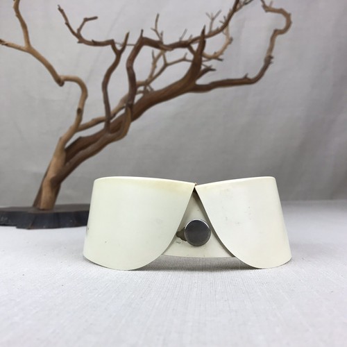 Men's Round Tip Detachable Collar Stiff Antique Vintage 15 Button