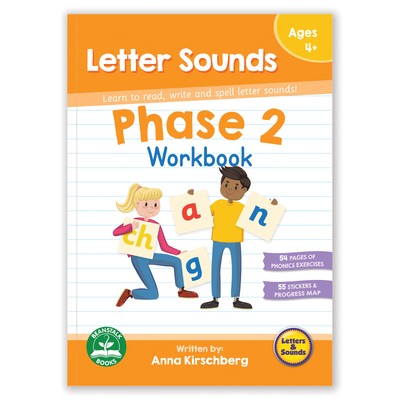 Junior Learning Phase 2 Letter Sounds Educational Learning Workbook