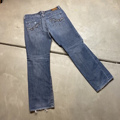 Big Star Jeans Thick Stitch Pioneer Bootcut Vintage Y2K Men s 38x31 Rocker
