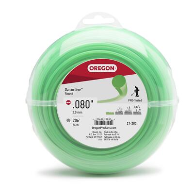 Oregon 21-280 Round Gatorline Trimmer Line, .080'' Gauge, 1/2lb (208 ft.) Donut 