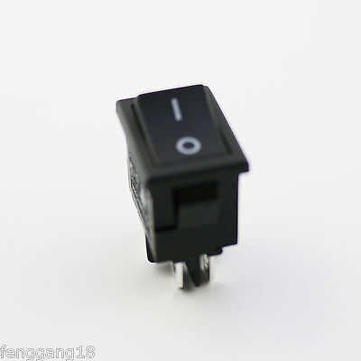 10x 2pins KCD11 On//Off 3A 250V 15x10mm Rocker Power Switch Whit Vv PG