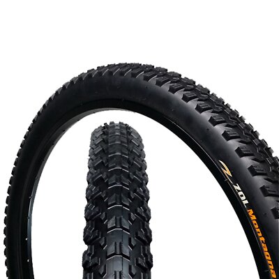 ZOL Bundle 2 Pack Z1221 Mtb Tires and Tube 29x2.10, Presta/French 48mm Valve