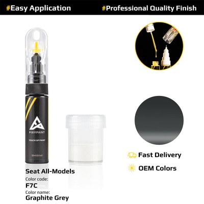 Touch up Paint for Seat Code: F7C Graphite Grey Fast Drying Scratch Repair