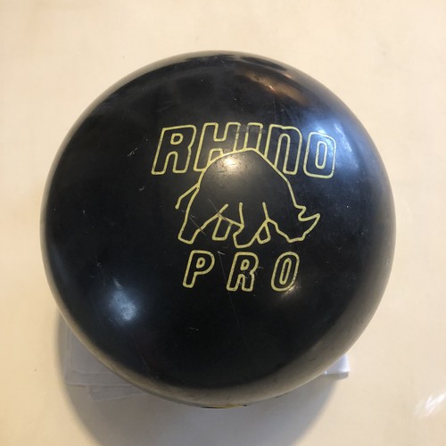 14 lb 5.1 oz (15 lb) Black RHINO PRO Bowling Ball by Brunswick Classic
