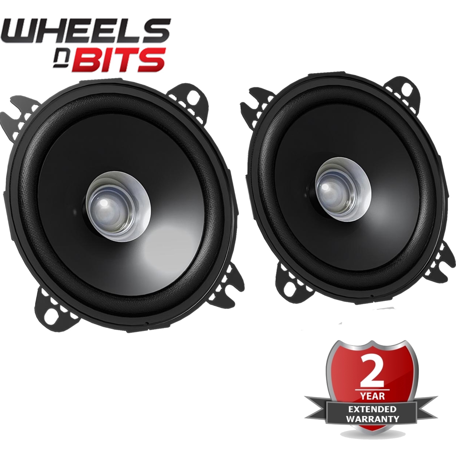 component speakers in front and rear doors