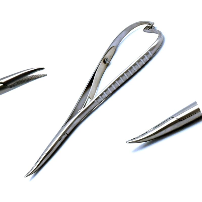 Orthodontic Slim Lingual Mathieu Needle Holder"curved" Ligature Pliers Ortho